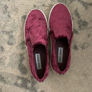 Velvet Steve Madden sneakers